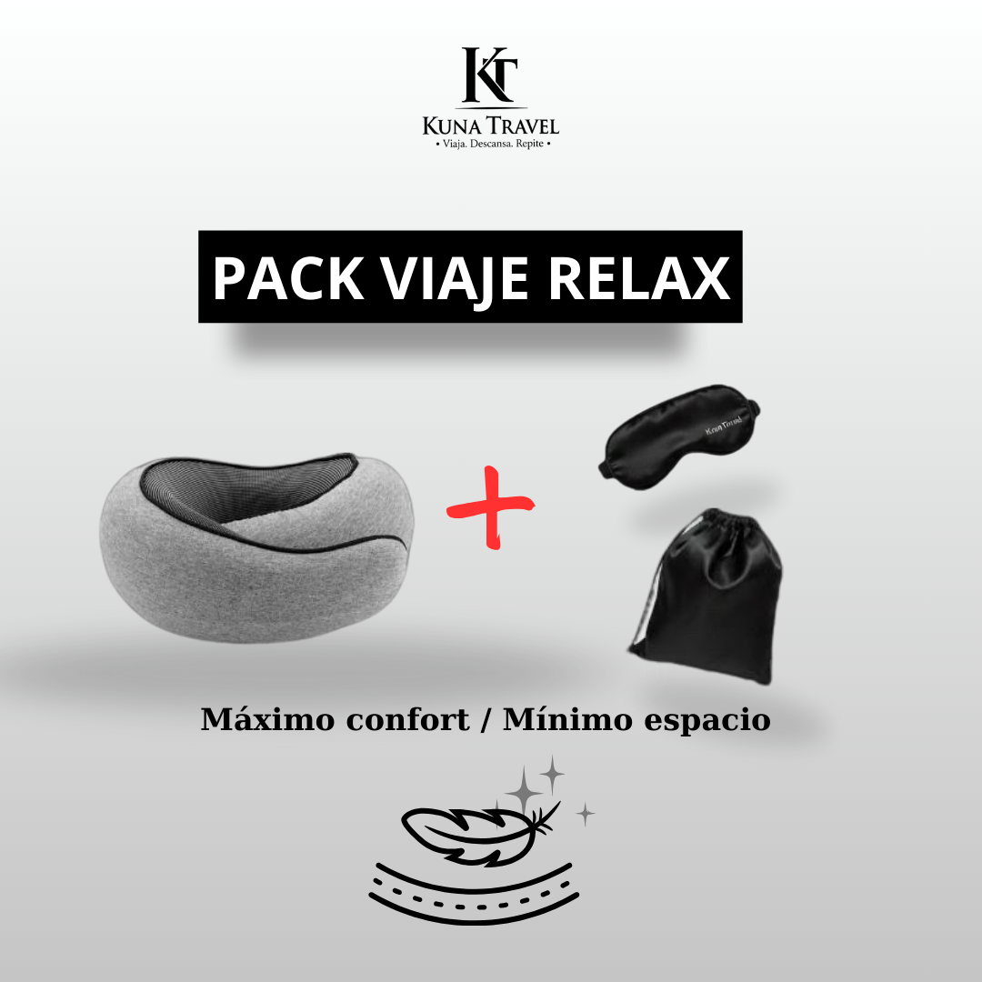 Kuna: Almohada de Viaje Cervical con Soporte 360°