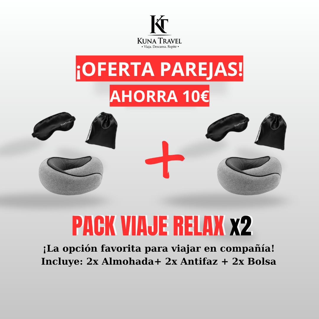 Kuna: Almohada de Viaje Cervical con Soporte 360°