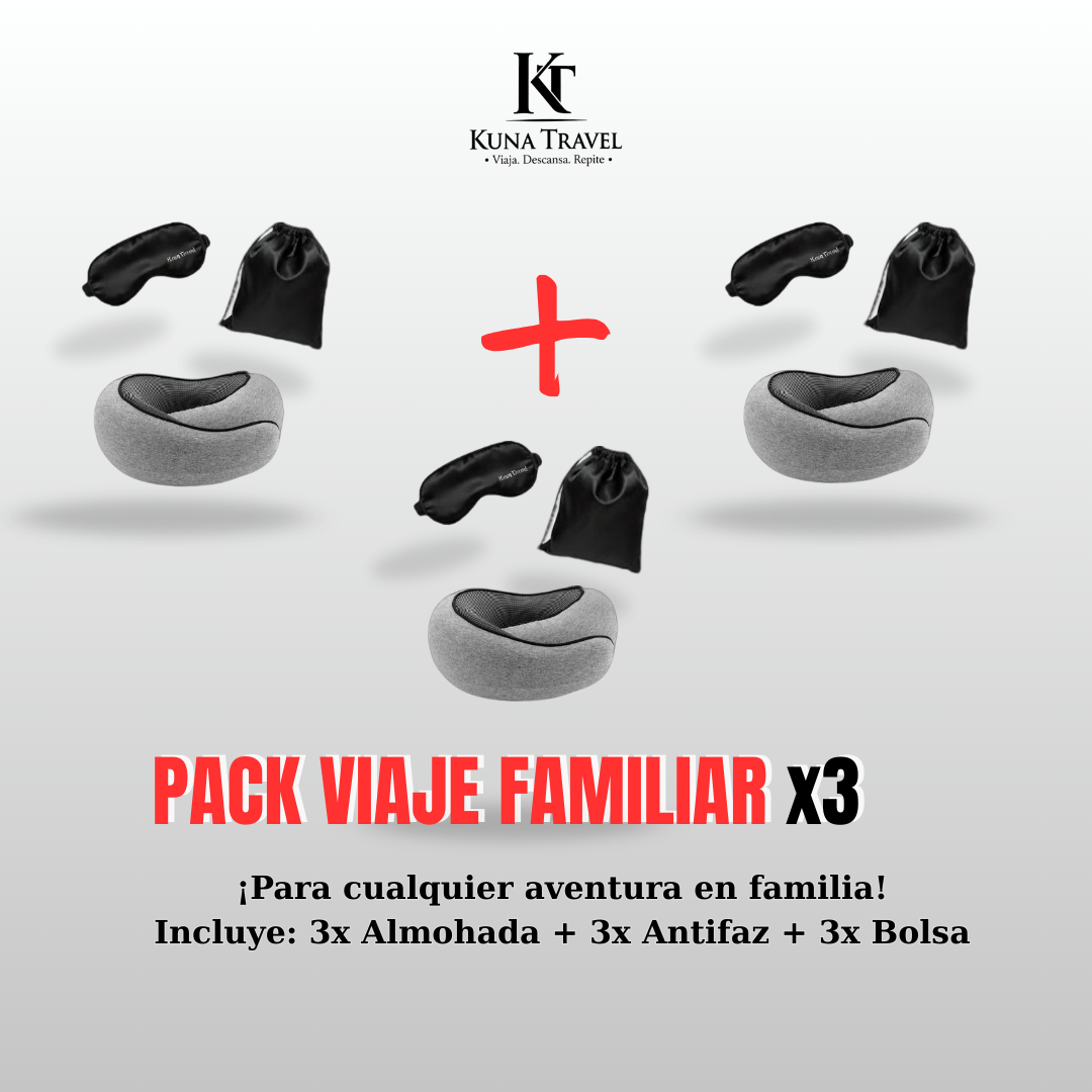 Kuna: Almohada de Viaje Cervical con Soporte 360°