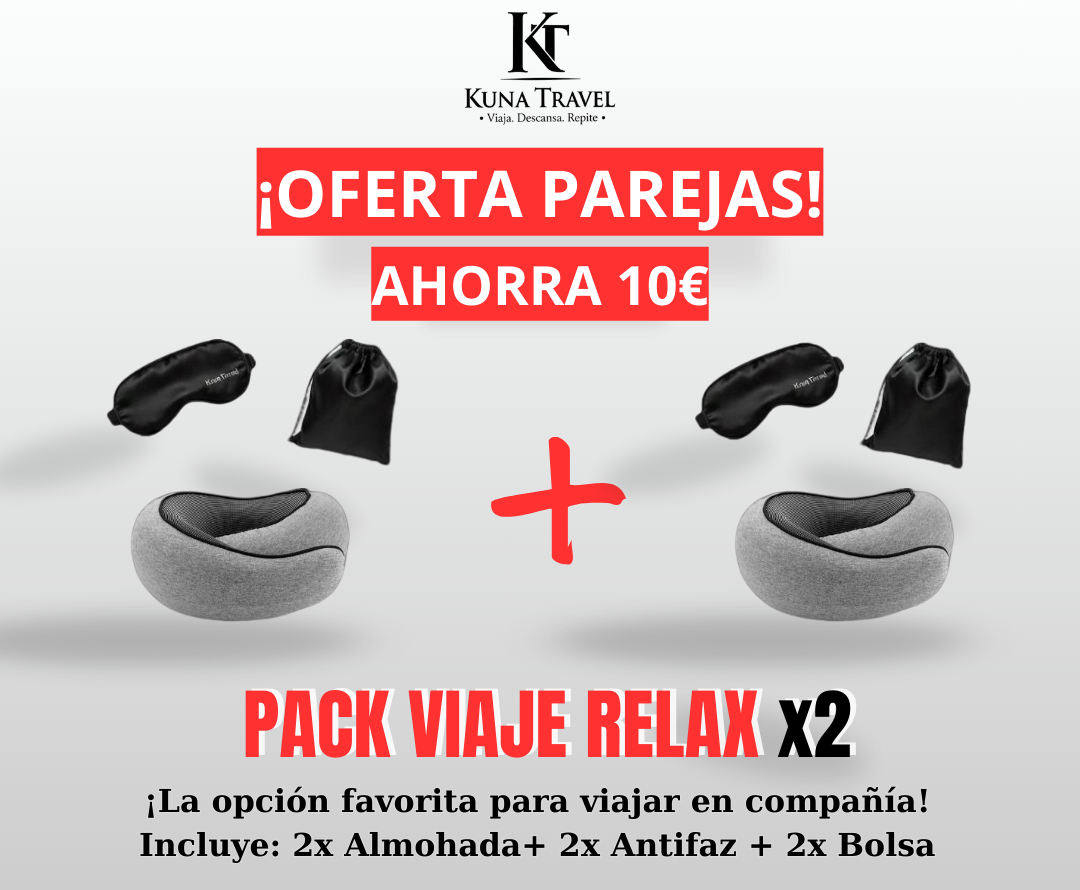 Kuna: Almohada de Viaje Cervical con Soporte 360°