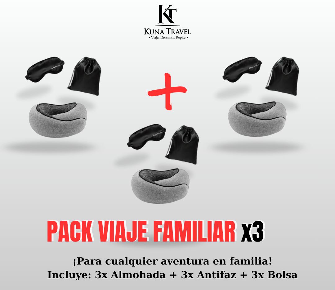 Kuna: Almohada de Viaje Cervical con Soporte 360°